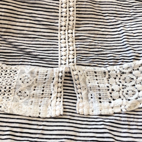 COPY - 2 for $15 Cute striped mixed media tunic tee shirt - Picture 9 of 10